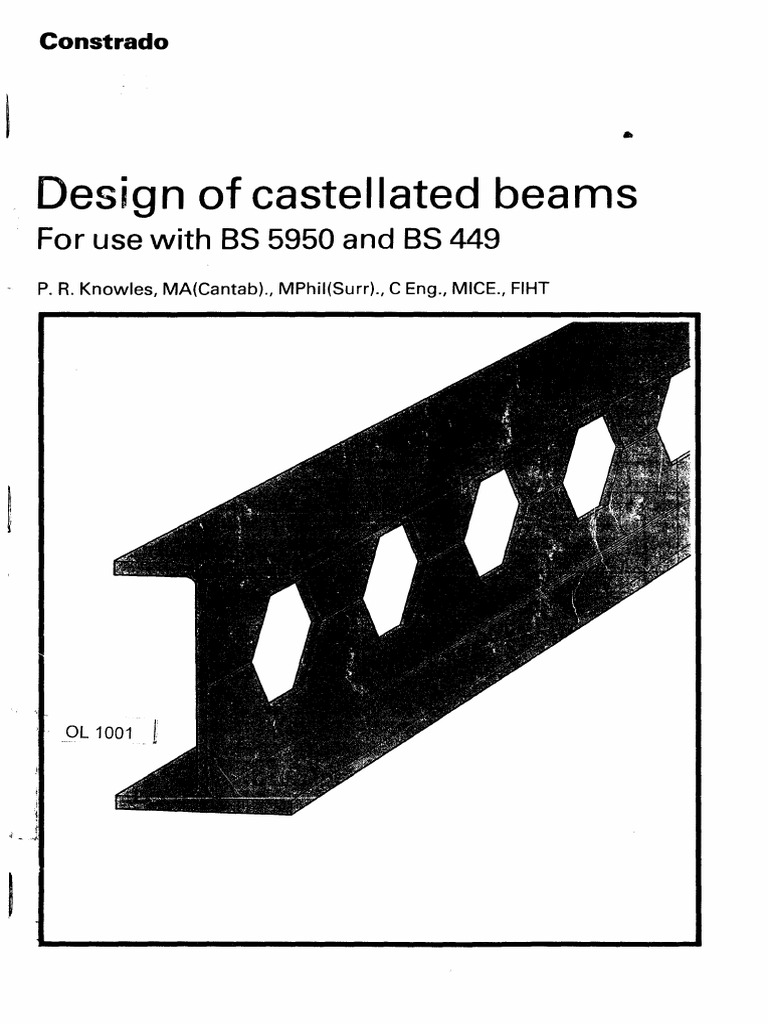 Design of Castellated Beams PDF | PDF