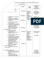 Workplan August