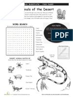 Animal Habitats Deserts