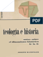 Joseph Ratzinger Teologia e Historia PDF