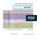 WH Poli: Jadwal Jaga Stase Interna Tanggal 25 April - 1 Mei