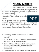 Secondary Market