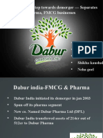 Dabur Moves A Step Towards Demerger - Separates Pharma, FMCG Businesses