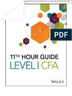 Print Wiley 11th Hour Guide For 2015 Level I CFA Exam (Parte 1)