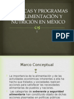 Políticas y programas de alimentación y nutrición 2014