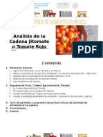 Análisis de La Cadena Jitomate o Tomate Rojo