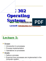 Lecture5 Introduction to Process Management