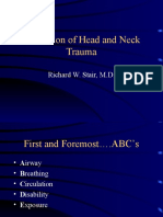 Evaluation of Head and Neck Trauma: Richard W. Stair, M.D