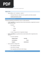 Vectors: An Introduction To Vector Quantities