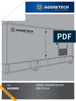 AGS0260D: Diesel Generator Set 250/275 kVA