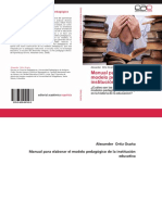 Libro Manual para Elaborar El Modelo Pedagógico de La Institución Educativa