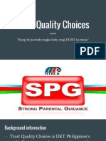 Trust Quality Choices: "Kung Di Pa Ready Magka-Baby, Mag TRUST Ka Muna"