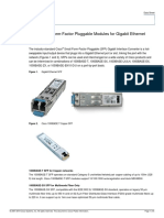 Cisco SFP Gigabit Type and Datasheet PDF