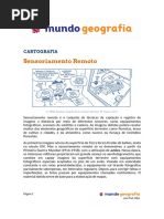 Sensoriamento Remoto