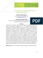 La Visión de Las y Los Alumnos Sobresalientes en Torno A La Atención Que Reciben