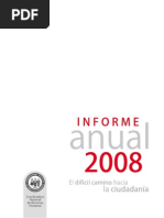 Informe anual 2008