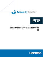 Tting Started With Security Desk 5.5