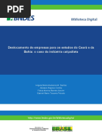 Deslocamento de Empresas Para Os Estados Do Ceará e Da Bahia