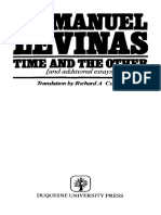 Emmanuel Levinas-Time and the Other and Additional Essays (1987)