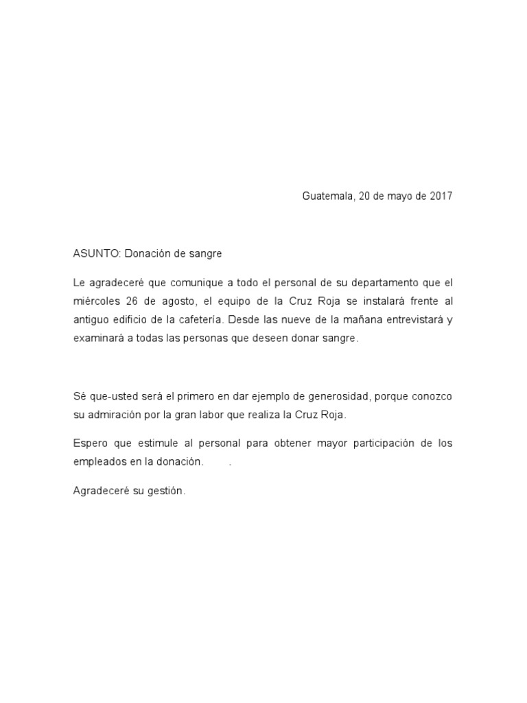 Cartas Guatemala Business