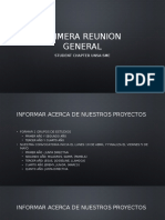 Primera Reunion General