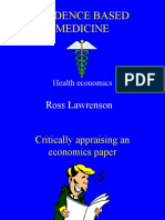 Evidence Based Medicine: Health Economics