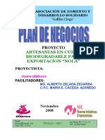 Artesania Nola Plan de Negocio 2008-2009