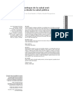 Un Nuevo Enfoque de La Salud Oral: Una Mirada Desde La Salud Pública