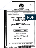 Data Structures (SEM - V) MECH. Rajesh Bothras PDF