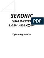 Sekonic SpotMeter L-558 Manual