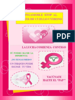 Afiche Cancer Decervix