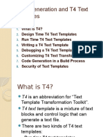 Code Generation and T4 Text Templates