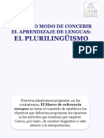 Tema 2 Plurilingüismo y Pluriculturalismo