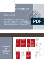Metode Penelitian Chapter 6 Elements of Research Design