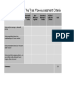 evaluation matrix three