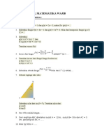 Soal Remedial Matematika Wajib