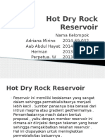 Hot Dry Rock Reservoir