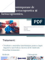 Abordari Contemporane de Tratament: Farmacogenetica Si Farmacogenomica