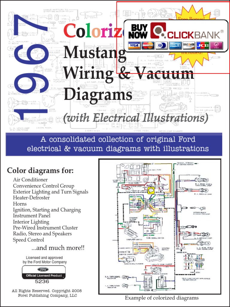 free ford mustang wiring diagrams on 1967 Mustang Wiring Diagram Vacuum Diagram Pdf Demo Color Electrical Wiring