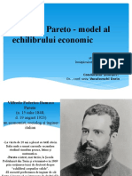 Optimul Pareto - Model Al Echilibrului Economic