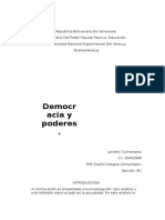 Democr Acia y Poderes