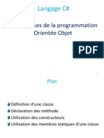 C# Les Bases de La Programmation Orientée Objet