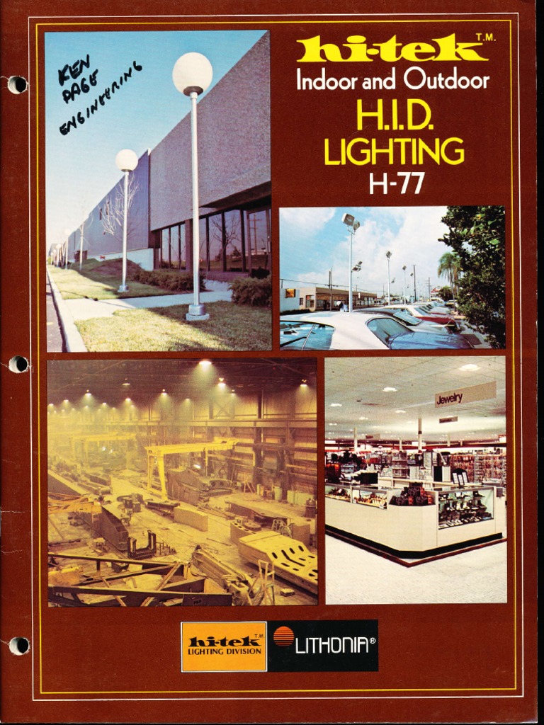 Lithonia Hi-Tek Lighting Catalog | PDF