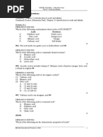 Acids Bases Salts MCQs