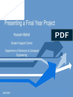 Presenting A Final Year Project 2009-10 PDF