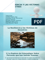 Resiliencia en Desastres