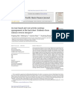 Accrual-Based and Real Activity Earnings Management at The Back Door Evidence From Chinese Reverse Mergers