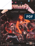 Metallica The Black Album Drum Book (Cover & Explanation)