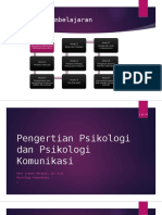 1-Pengertian Psikologi & Psikologi Komunikasi