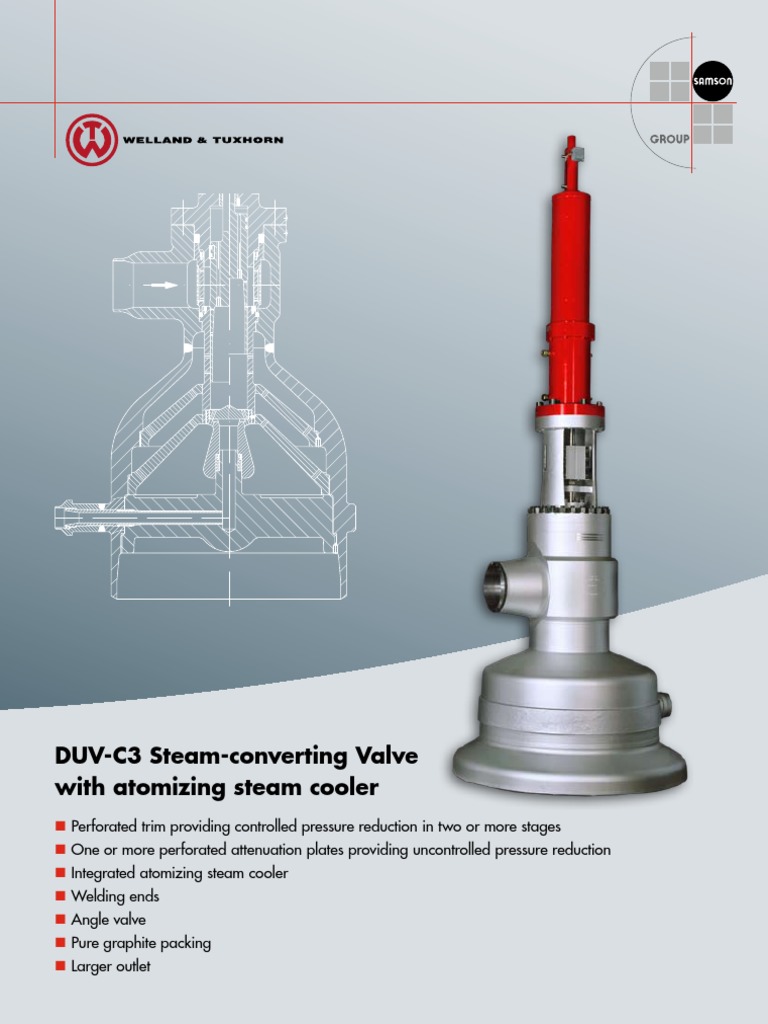 DUVC3 SteamConverting Valve PDF
